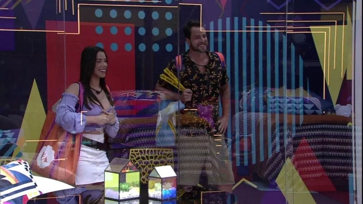 Larissa Tomásia e Gustavo Marsengo na Casa de Vidro BBB 22