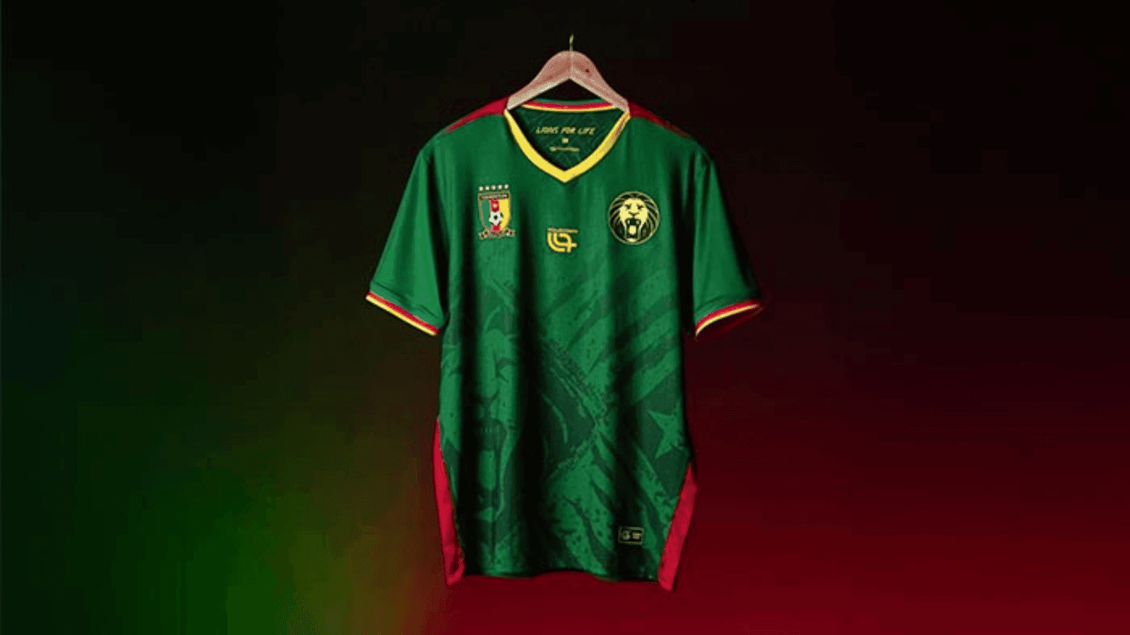 Confira a camisa que Camarões vai usar na Copa Africana de Nações
