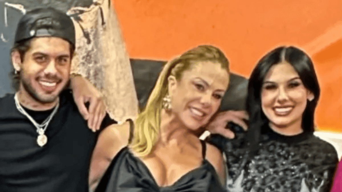 Poliana Rocha com Zé Felipe e Ana Castela