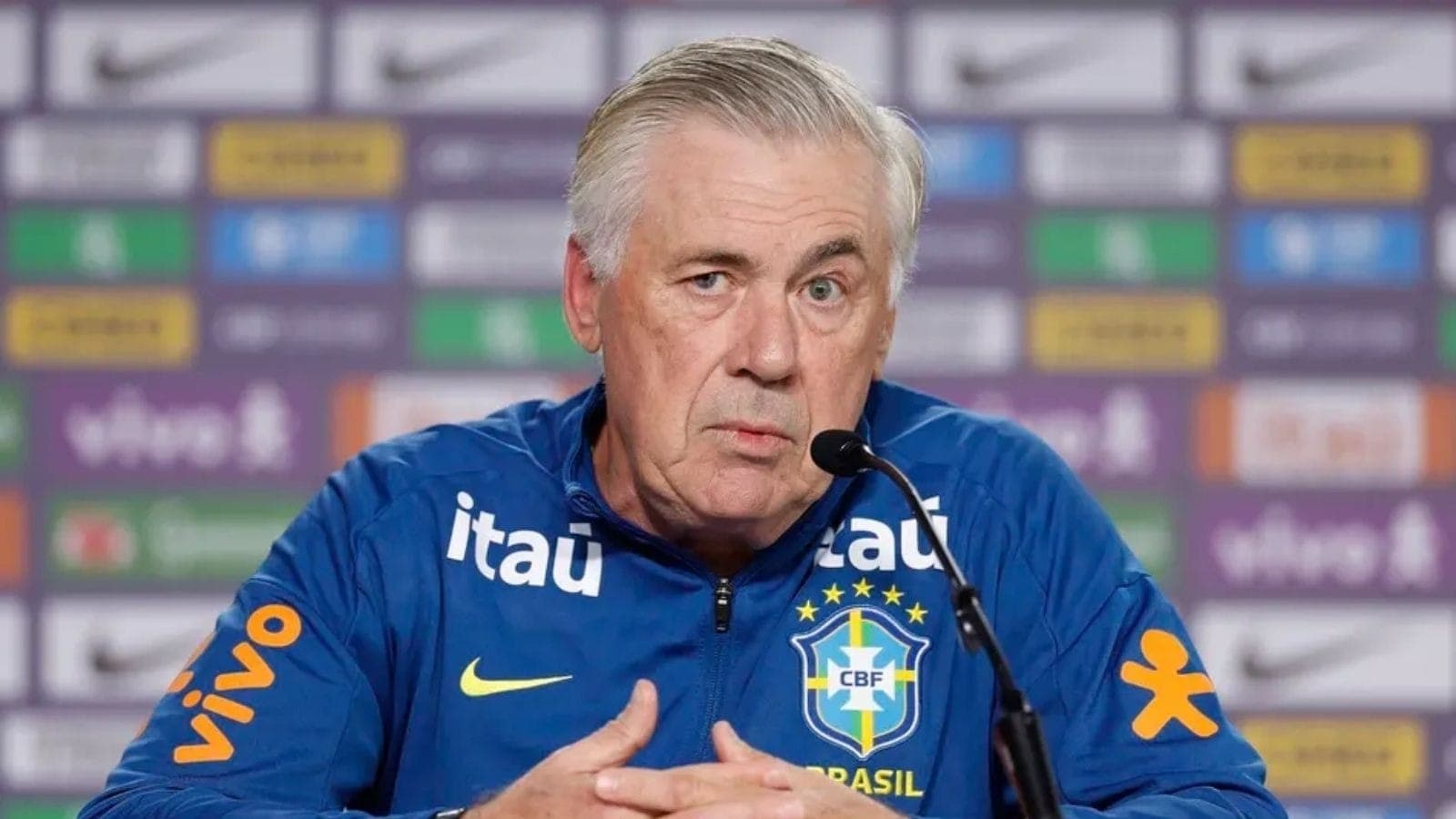 Carlo Ancelotti, treinador da Seleção Brasileira