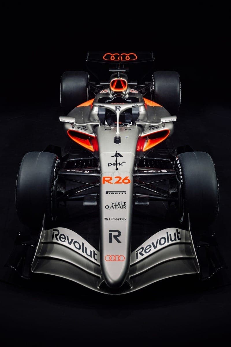 Audi apresenta modelo R26 para temporada 2026 da F1