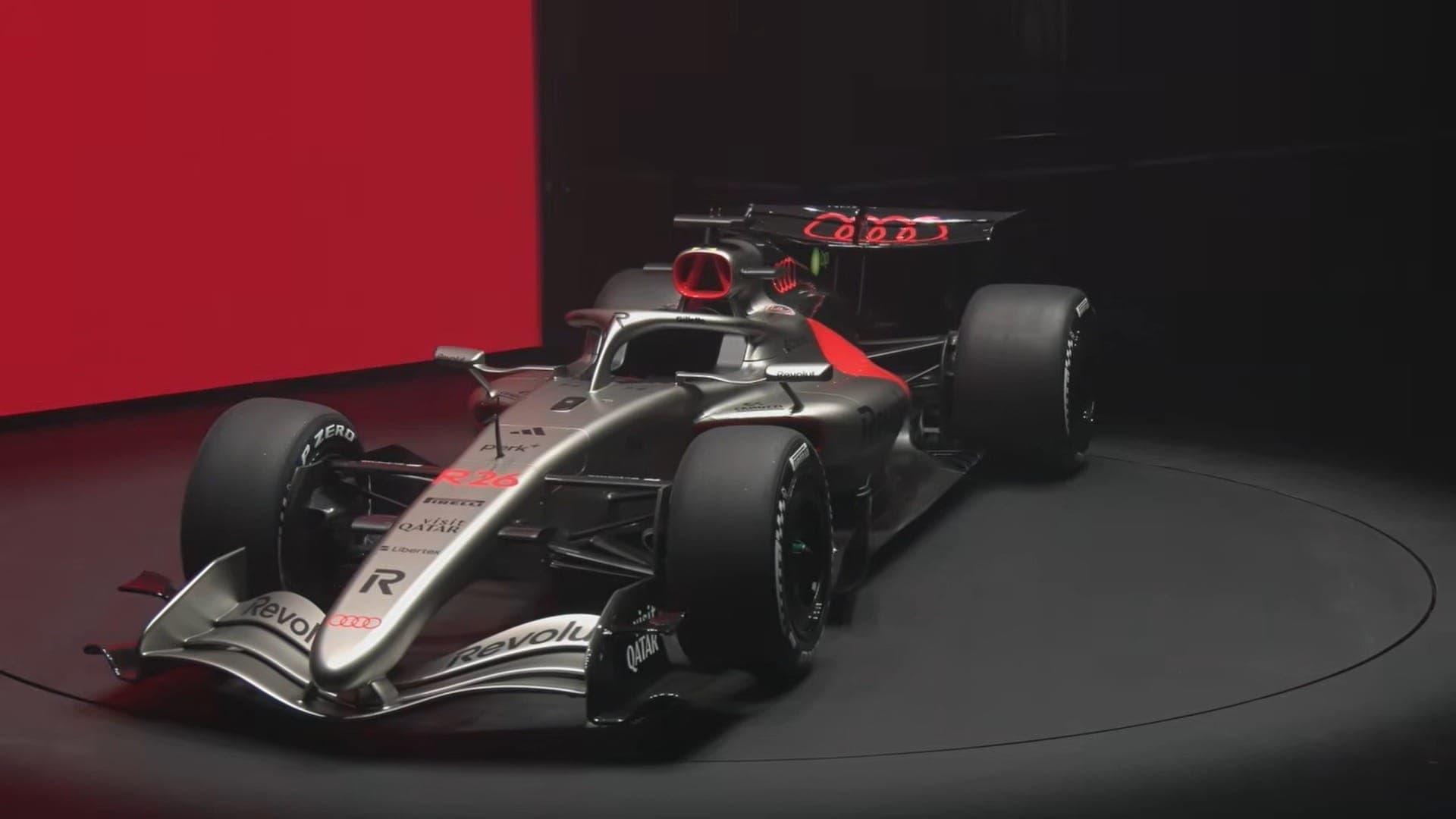 Audi apresenta modelo R26 para temporada 2026 da F1