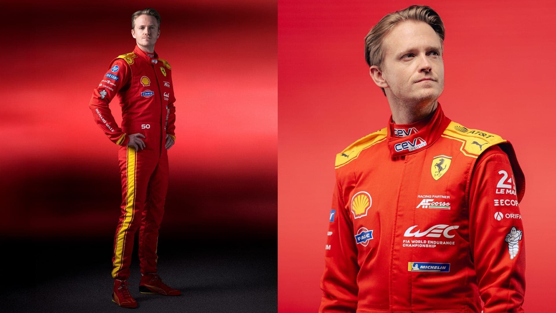 Ferrari revela novos uniformes para a temporada de 2026 do WEC