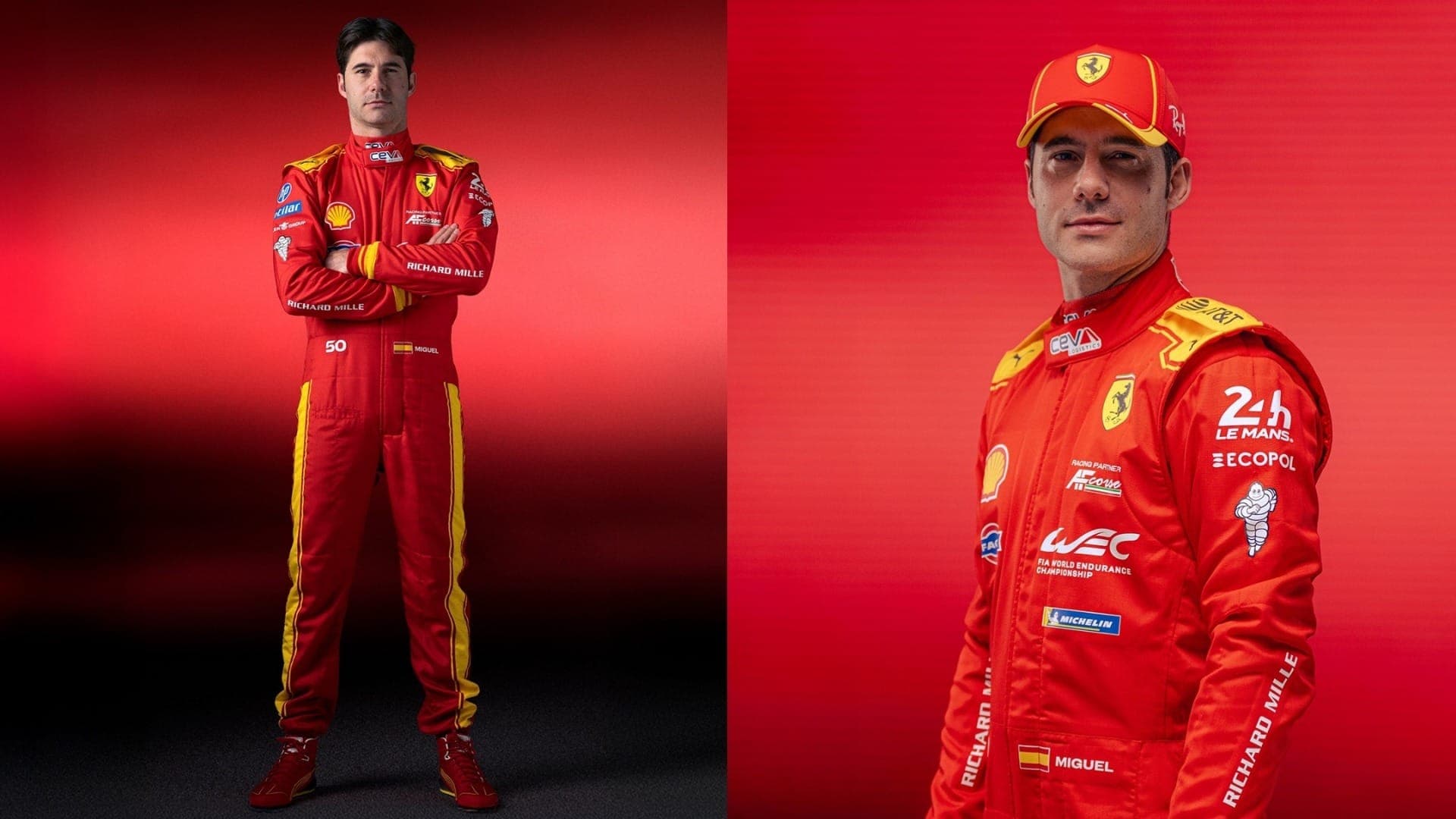 Ferrari revela novos uniformes para a temporada de 2026 do WEC