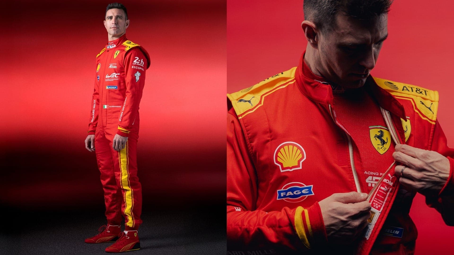 Ferrari revela novos uniformes para a temporada de 2026 do WEC