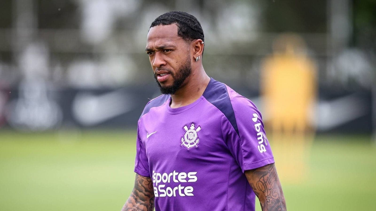 José Martínez em treino do Corinthians
