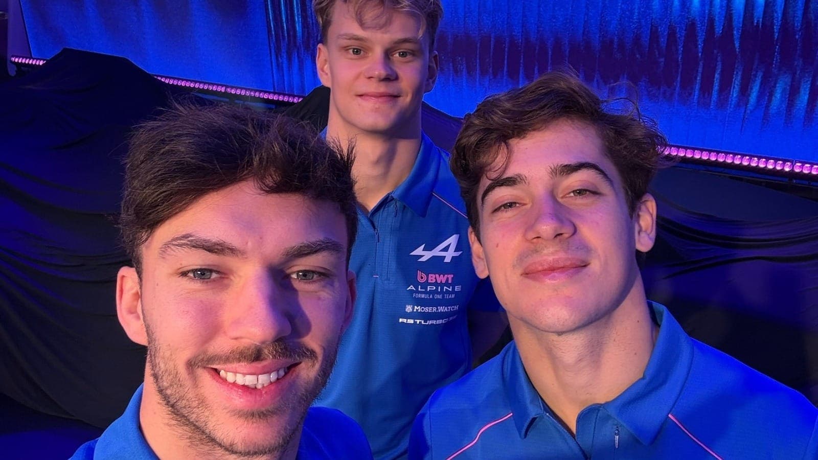 Pierre Gasly e Franco Colapinto são titulares da Alpine na F1 em 2026; Paul Aron é o reserva