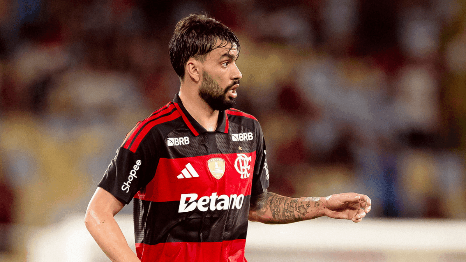 Lucas Paquetá em ação pelo Flamengo