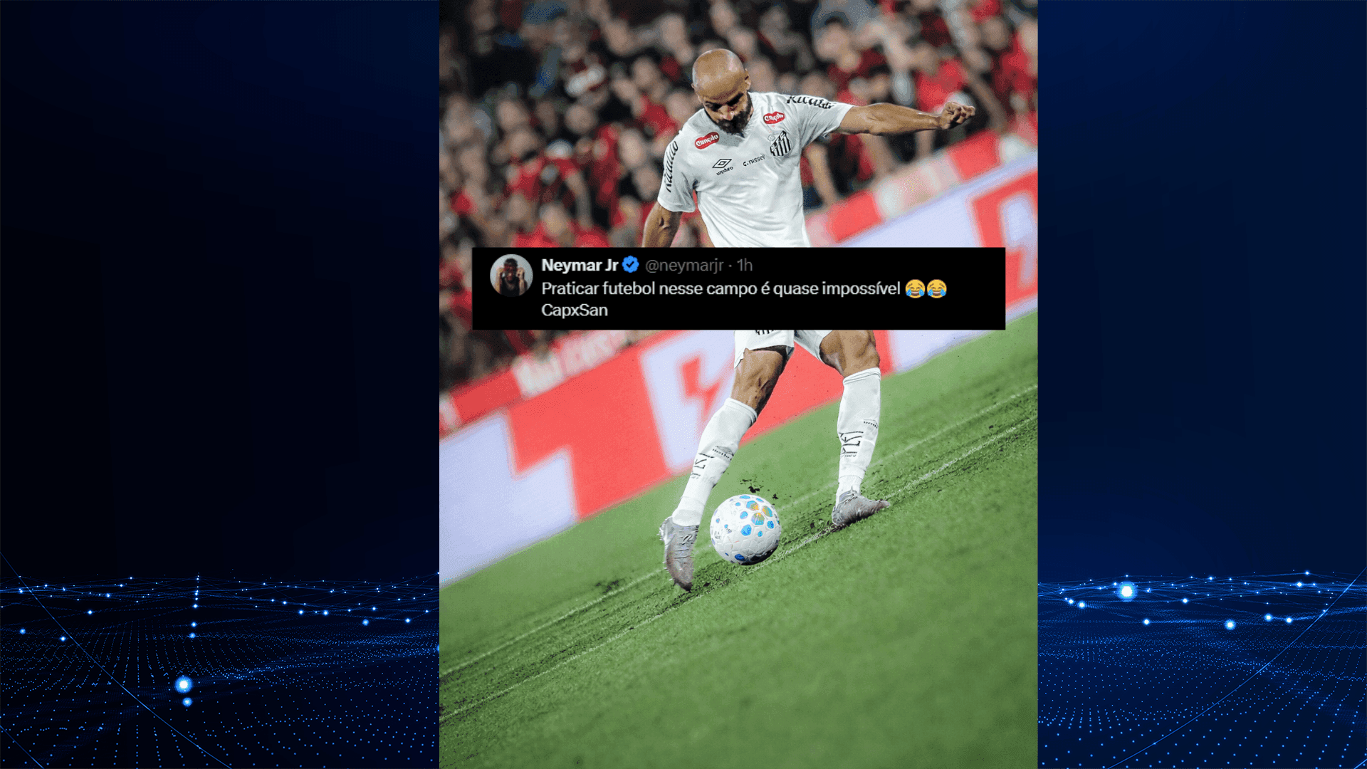 Neymar Jr detona gramado da Arena da Baixada
