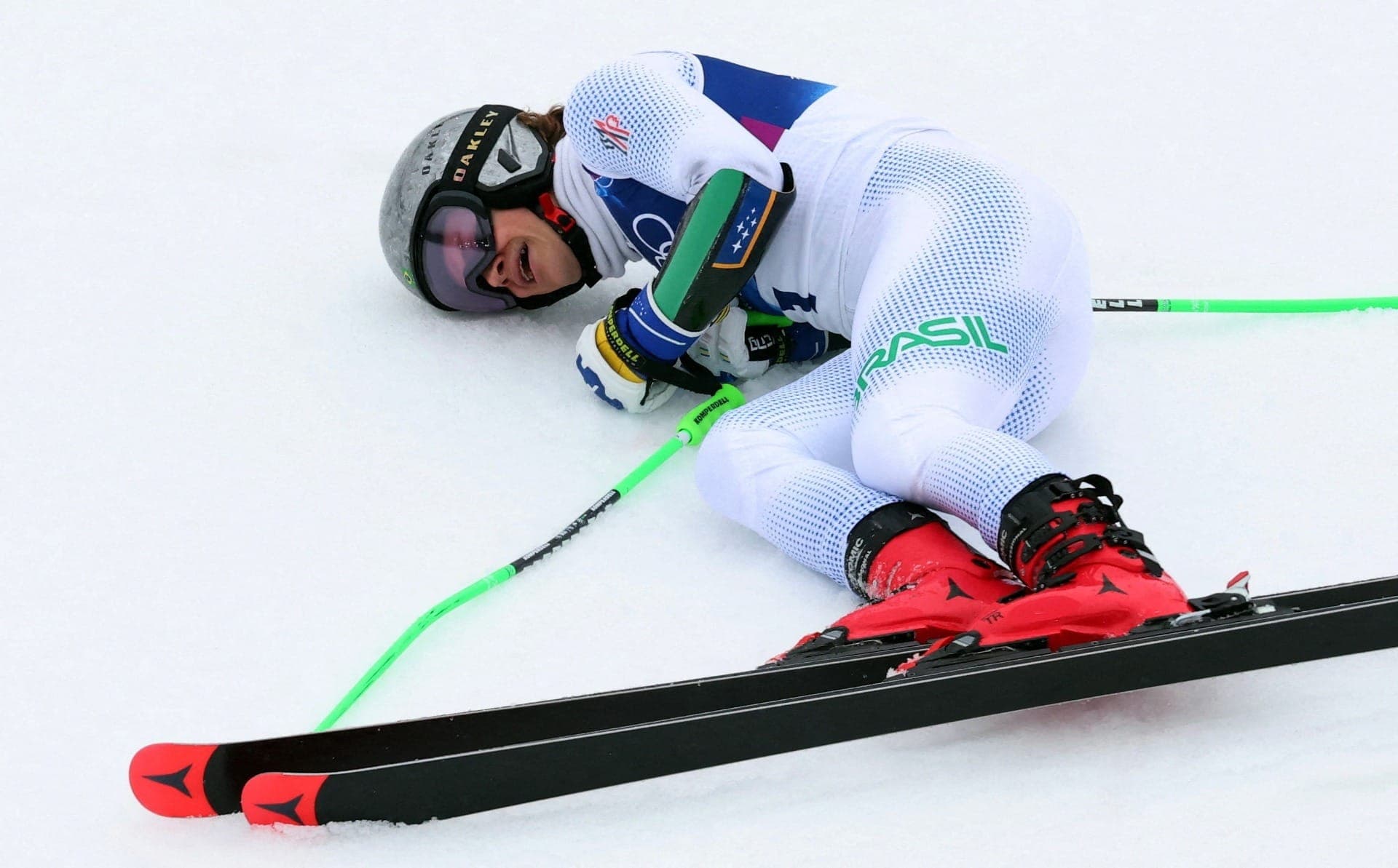Lucas Braathen desaba após ouro olímpico