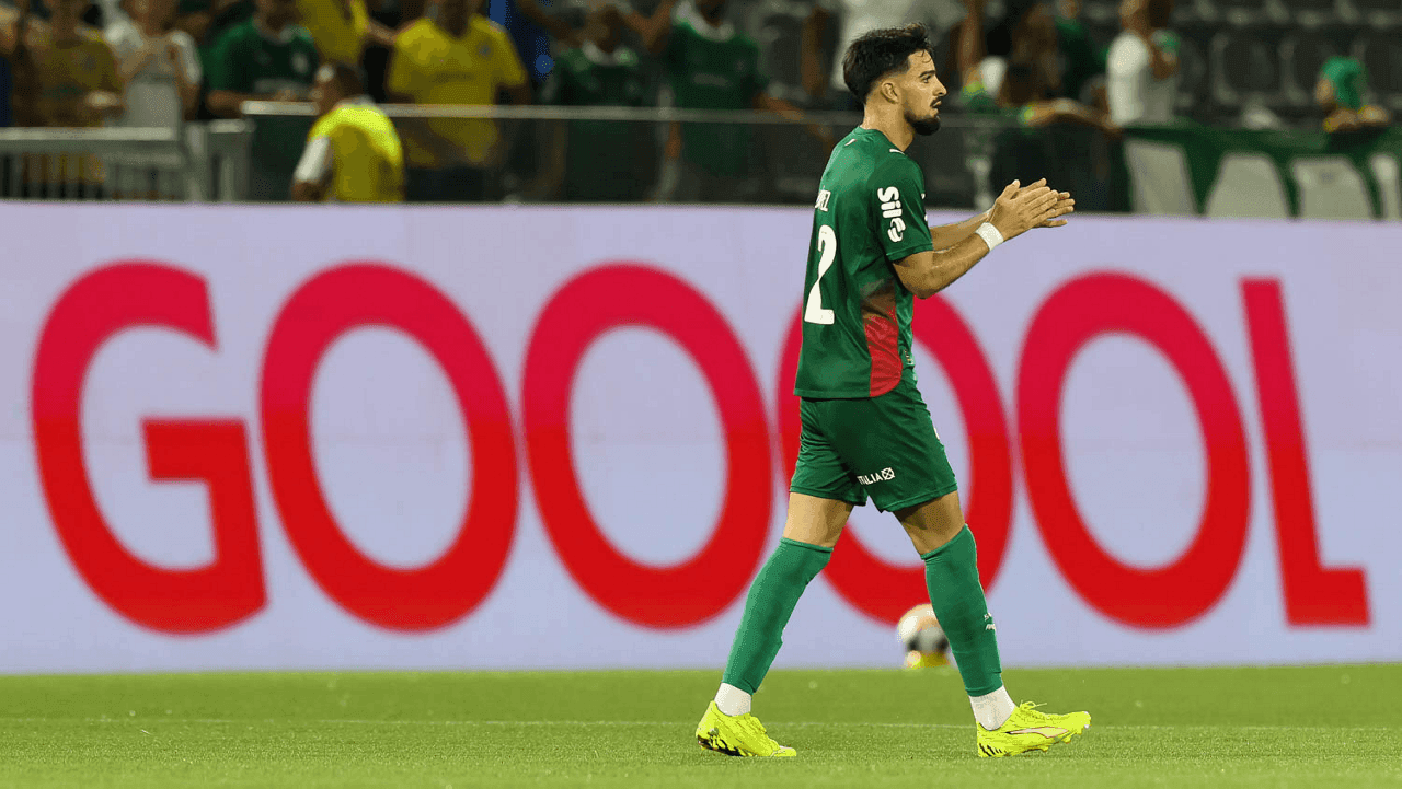 Flaco López marcou para o Palmeiras no empate com o Guarani