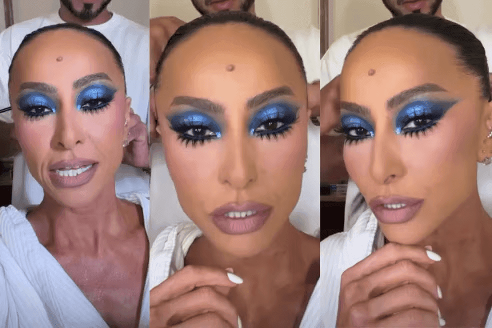 Sabrina Sato mostra maratona no Desfile das Campeãs de Gaviões e Vila Isabel