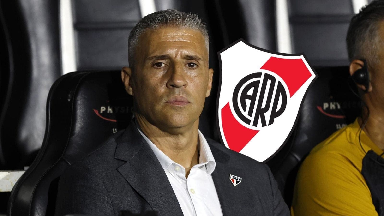 Hernán Crespo, técnico do São Paulo, está na mira do River