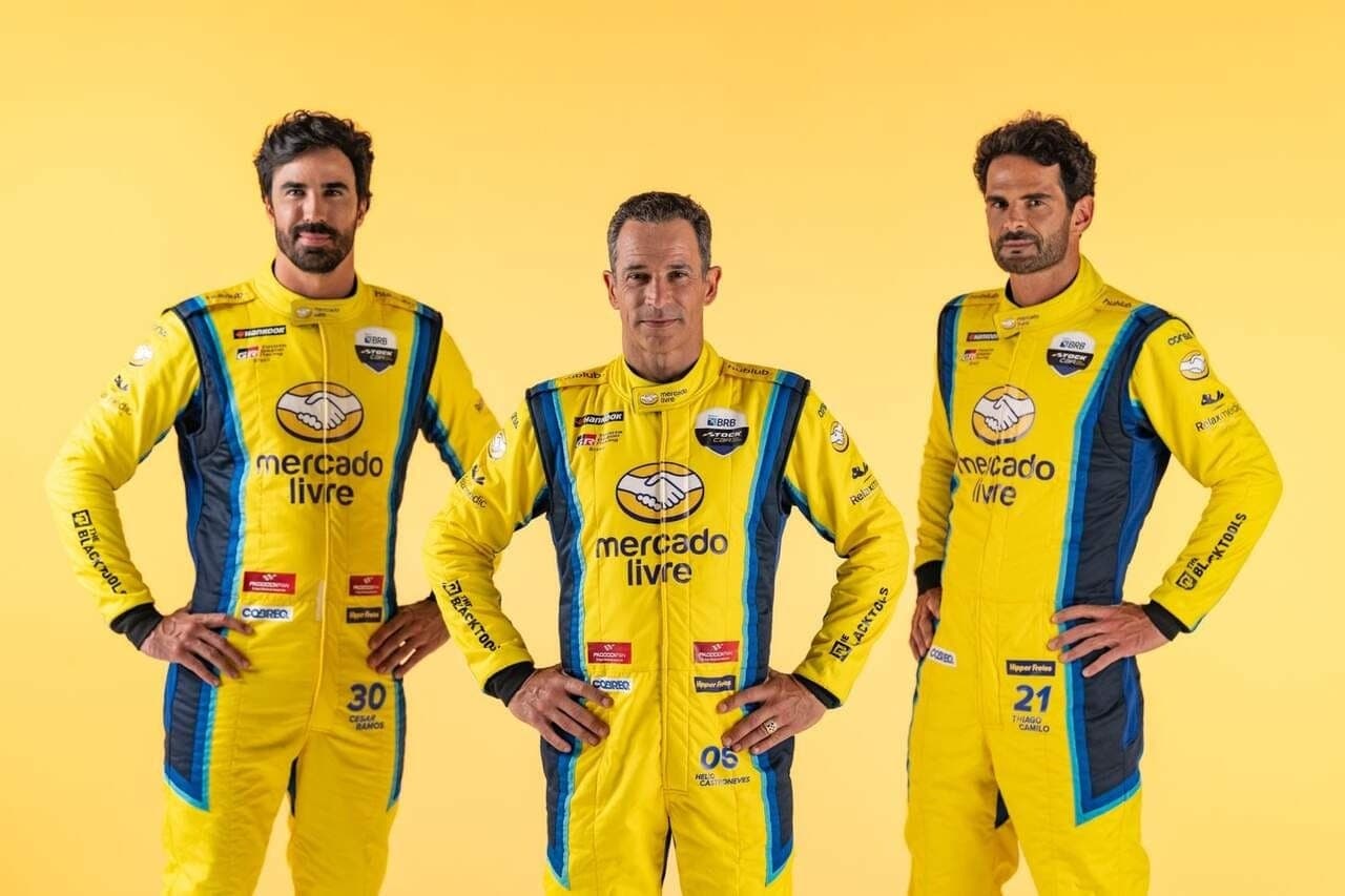 Mercado Livre anuncia equipe na Stock Car com Camilo, Ramos e Castroneves
