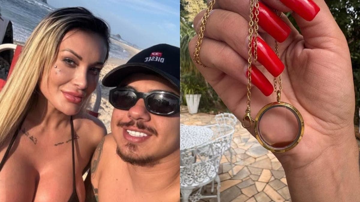 Andressa Urach presenteou Flávio Giglioli