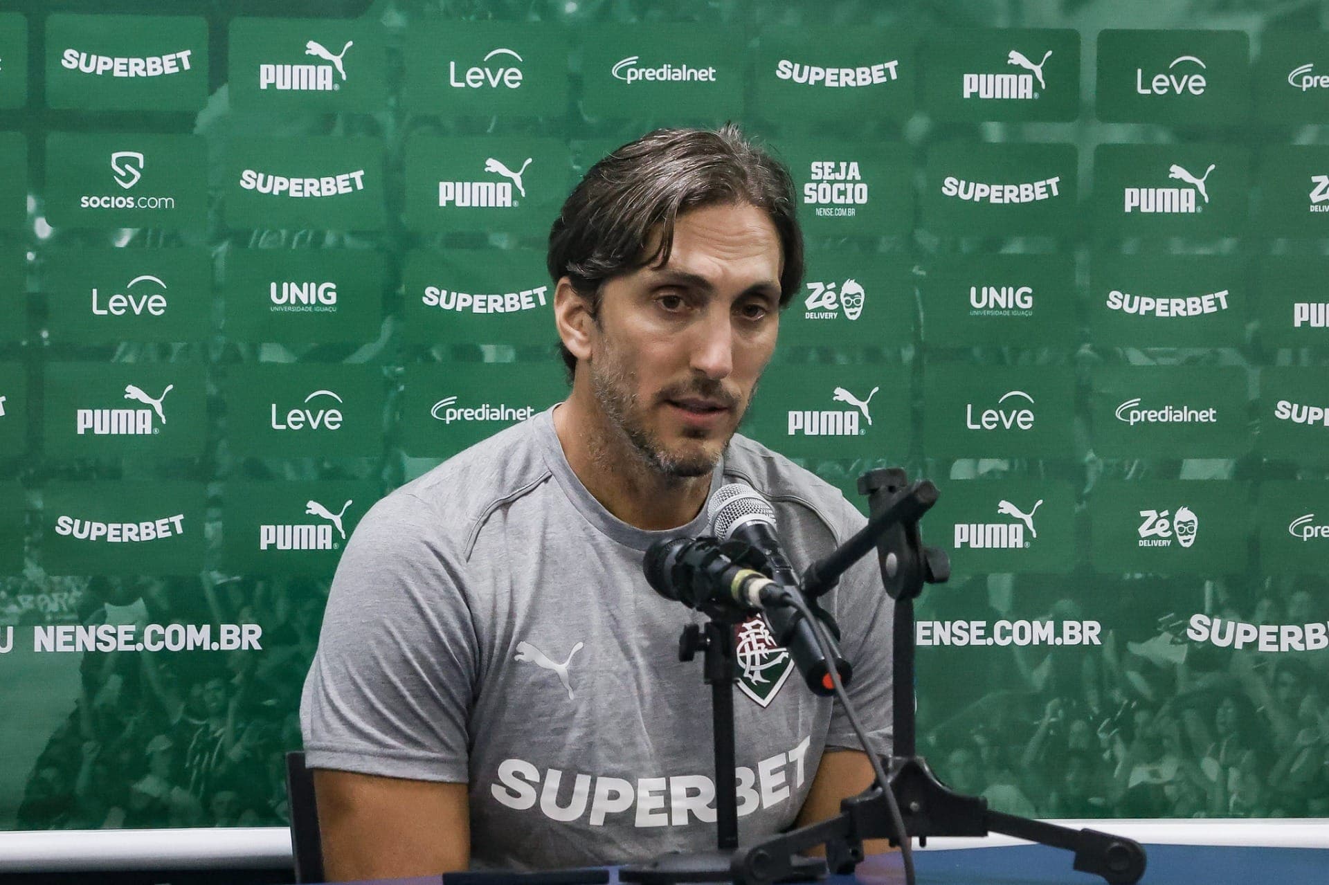 Zubeldía, técnico do Fluminense, após vitória do tricolor sobre o Remo