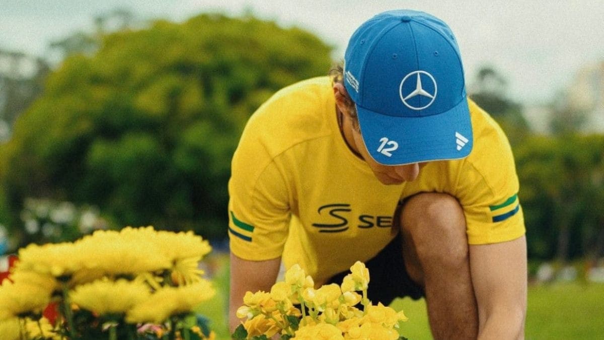 Antonelli marca presença em tributo a Ayrton Senna: “Fonte de inspiração”