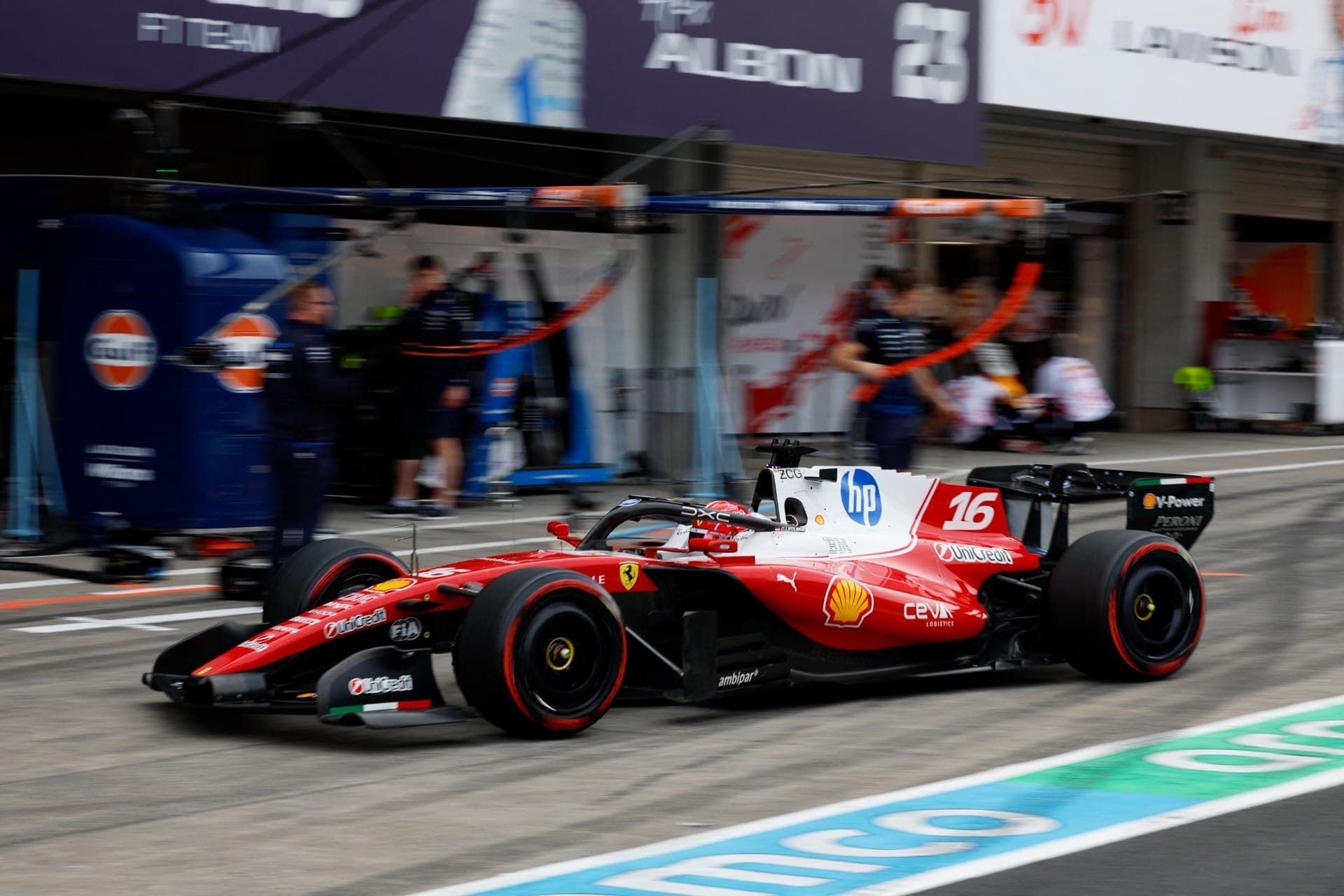 Charles Leclerc na classificação do GP do Japão de Fórmula 1