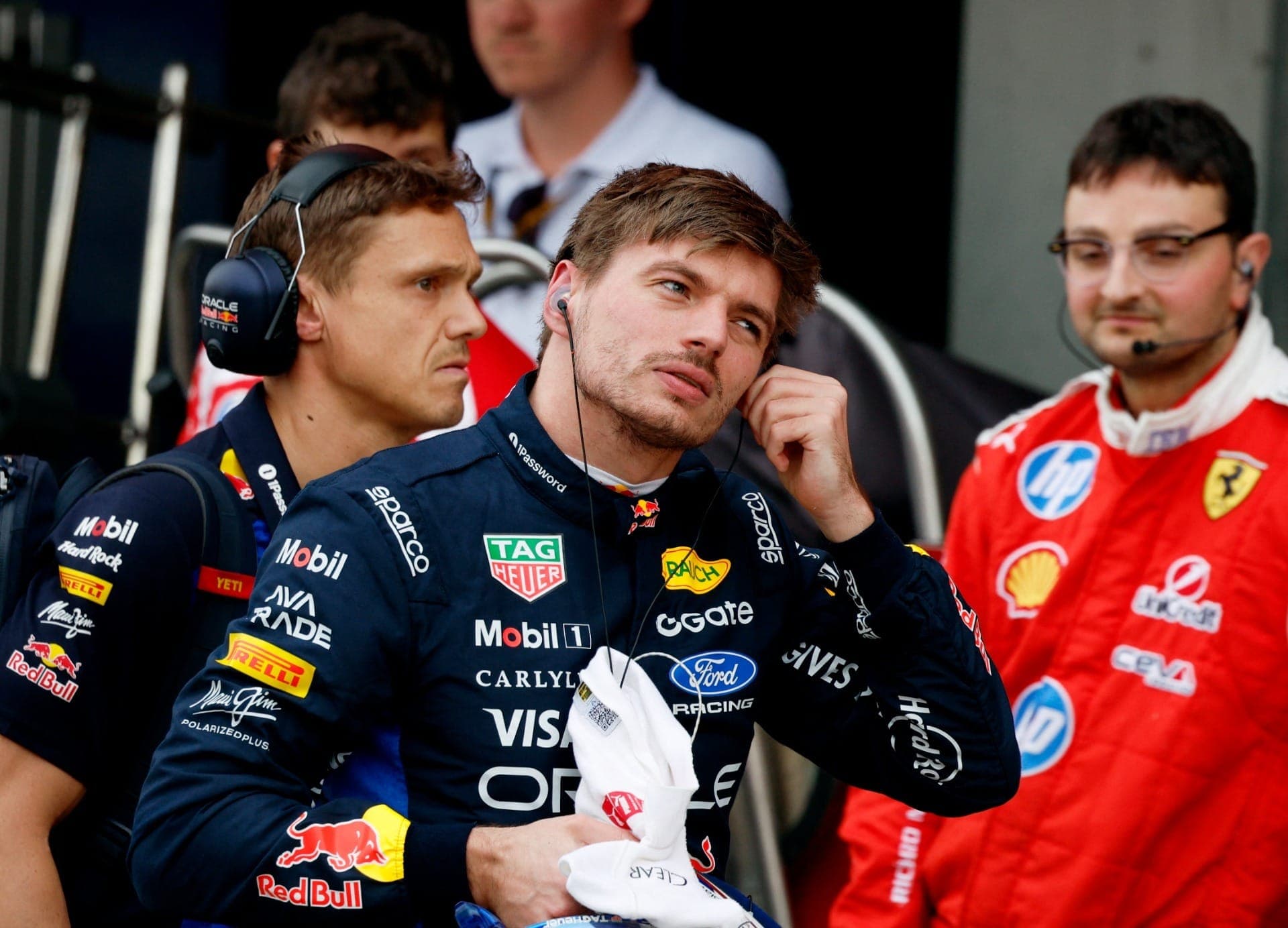 Max Verstappen na classificação do GP do Japão de Fórmula 1