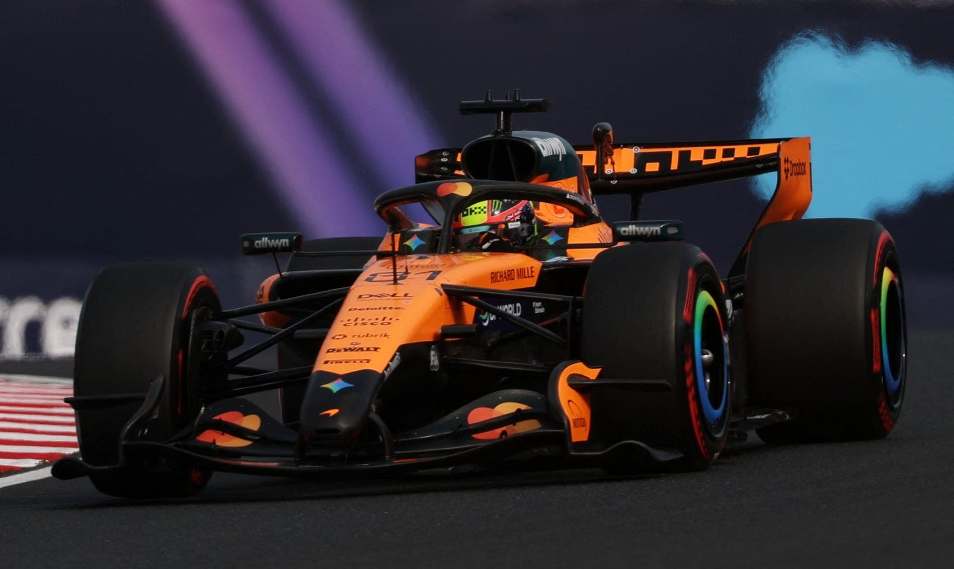 Oscar Piastri na classificação do GP do Japão de Fórmula 1