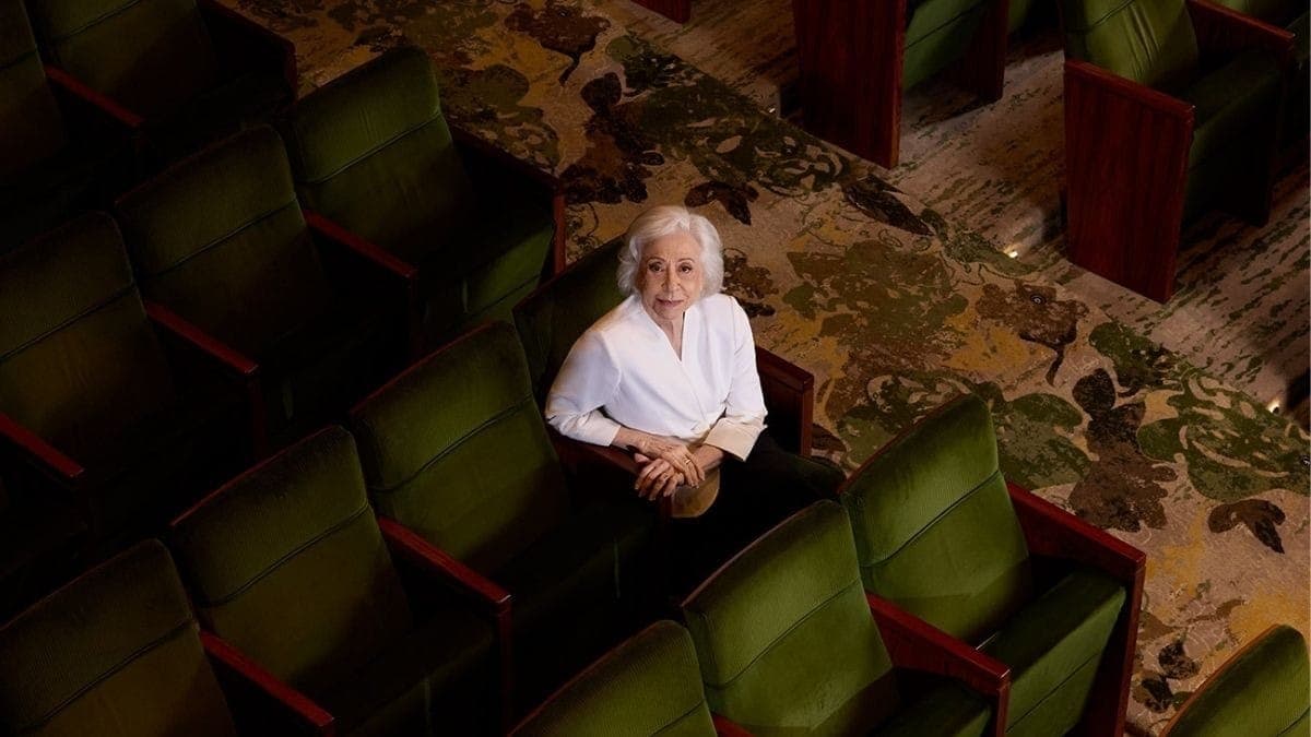 Fernanda Montenegro no teatro que leva seu nome no Copacabana Palace