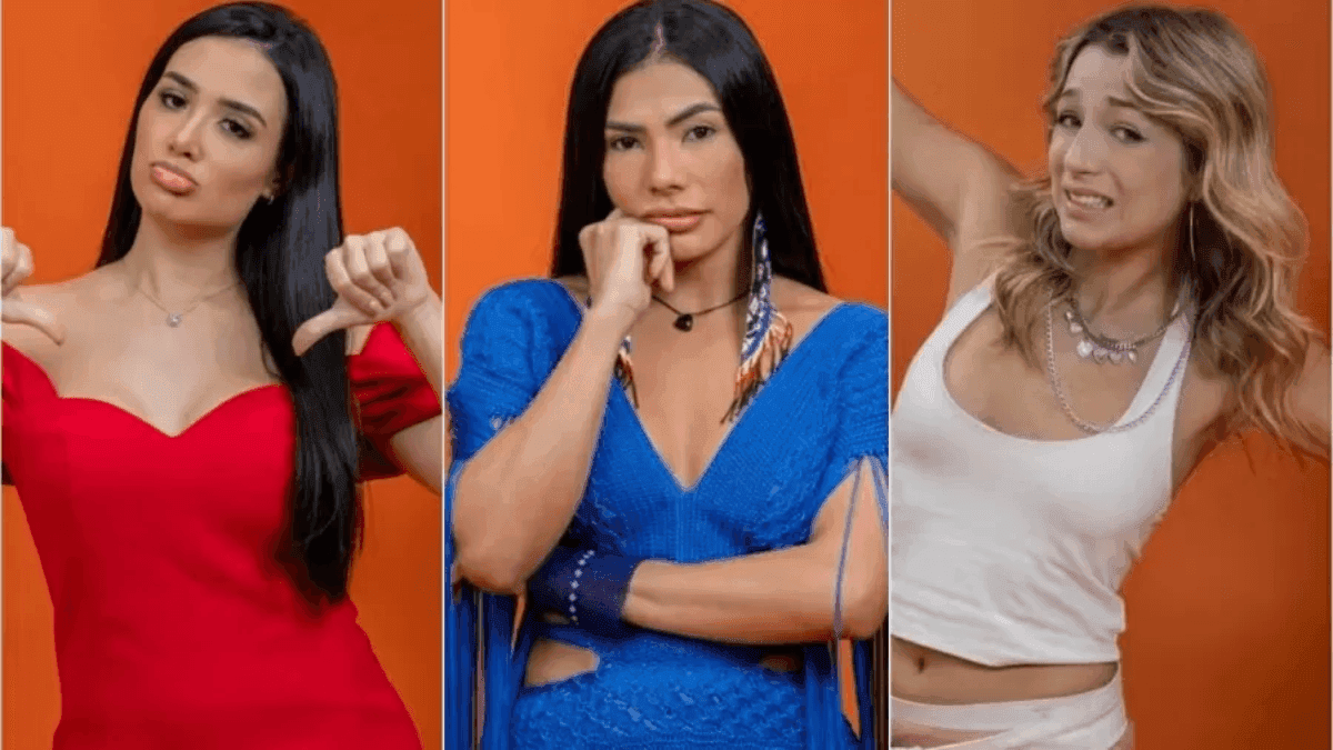 Jordana, Marciele e Samira formam o 14º Paredão do BBB 26