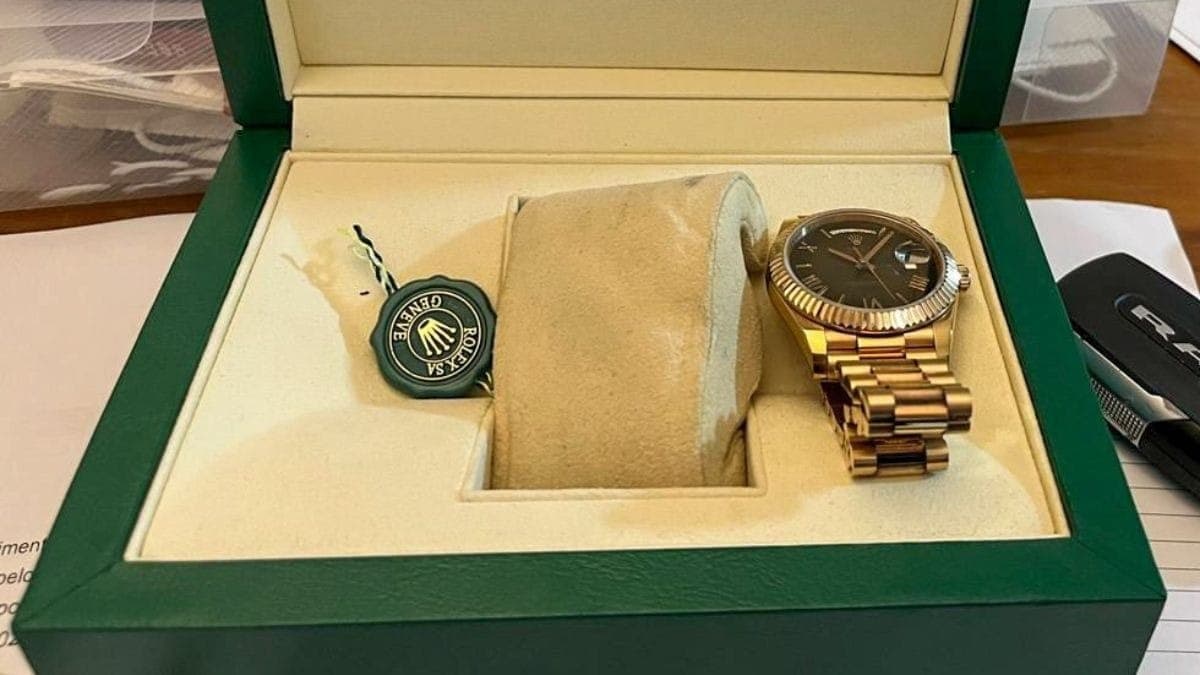 Joia apreendida durante a operação da PF contra transações ilegais