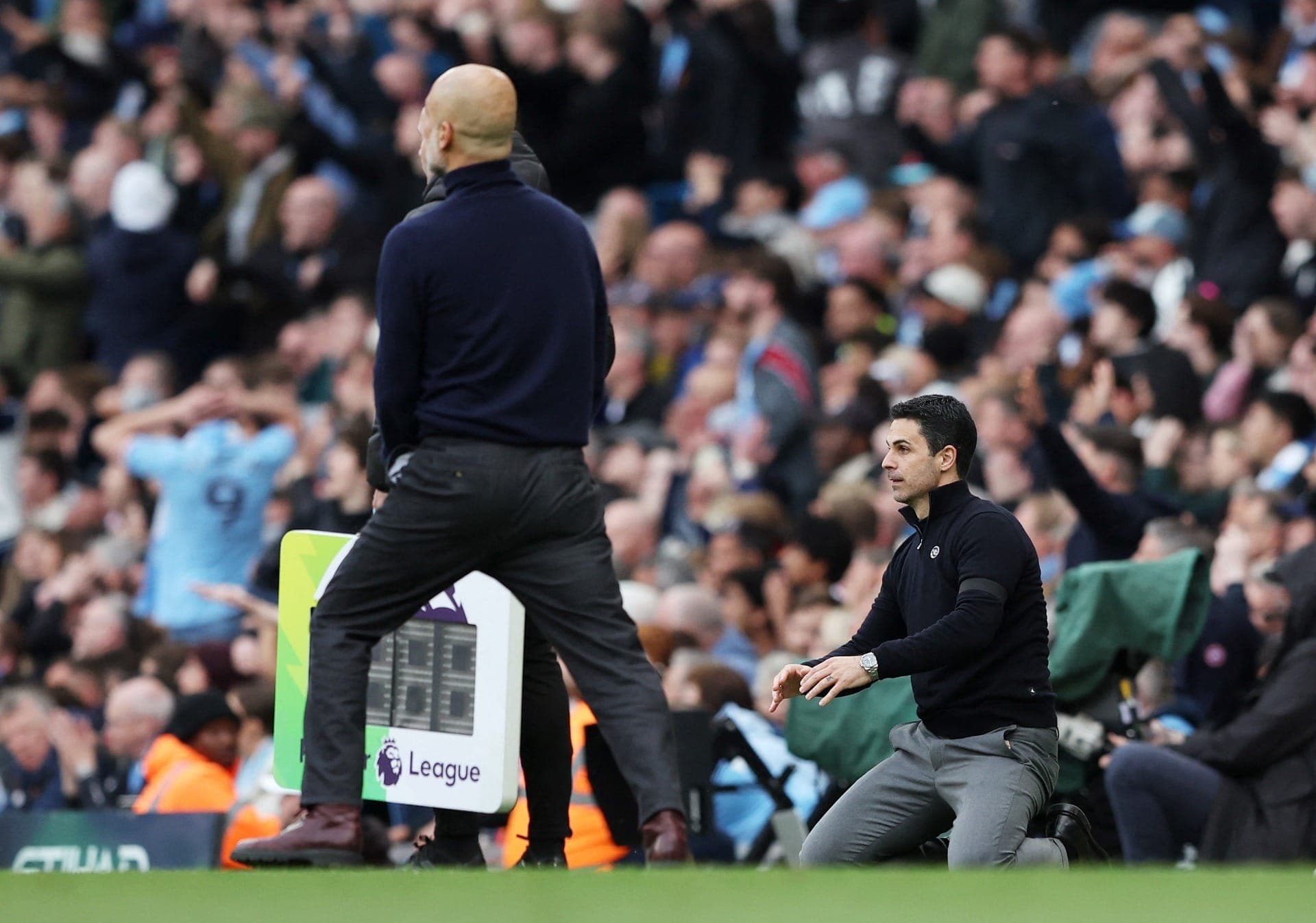 Guardiola e Arteta disputam título da Premier League