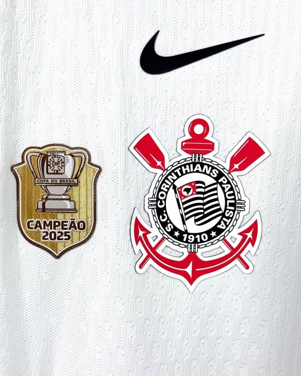 Corinthians irá usar patch de campeão da Copa do Brasil nesta temporada