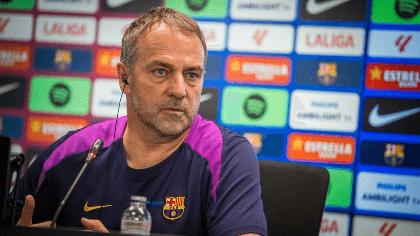 Hansi Flick, técnico do Barcelona