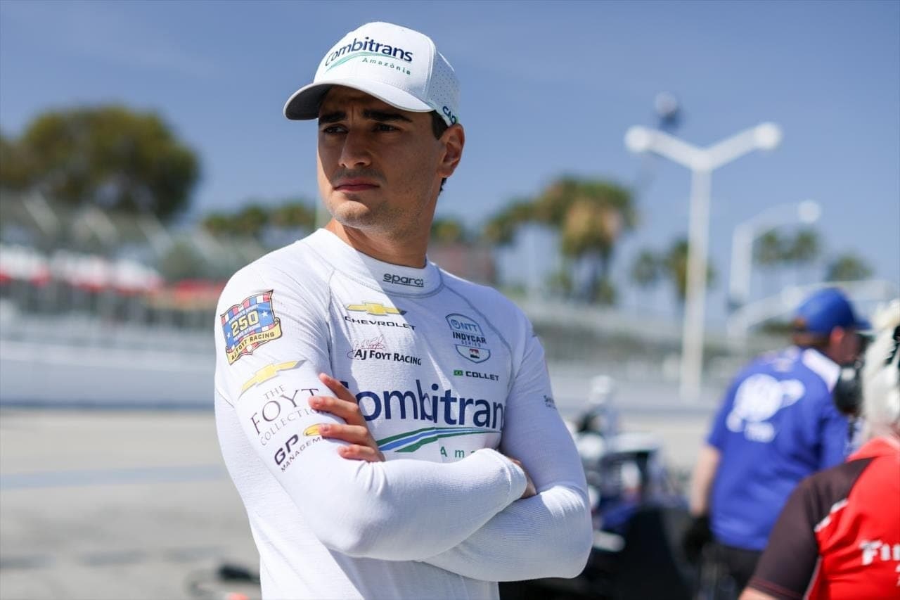 Caio Collet, piloto brasileiro na Indy