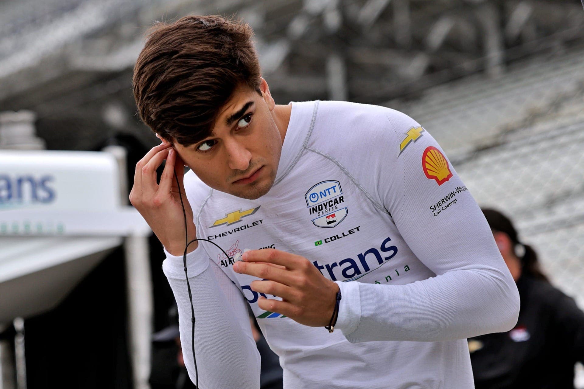 Caio Collet lidera teste da Indy em Indianápolis