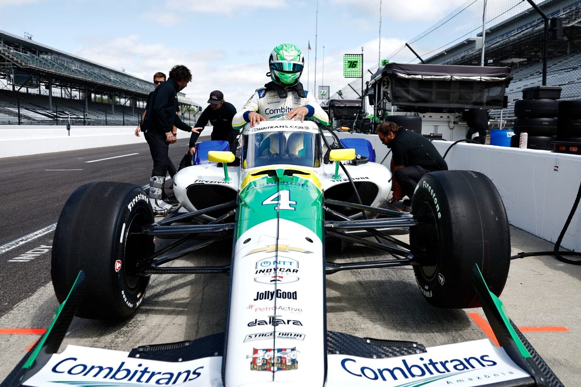 Caio Collet lidera teste da Indy em Indianápolis