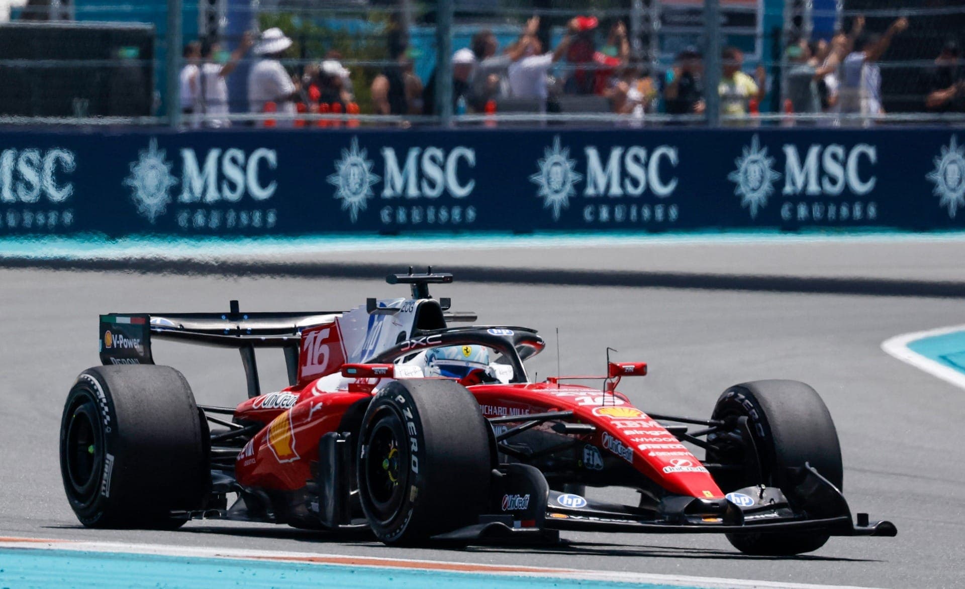 Charles Leclerc lidera único treino livre do GP de Miami; Bortoleto é 14º