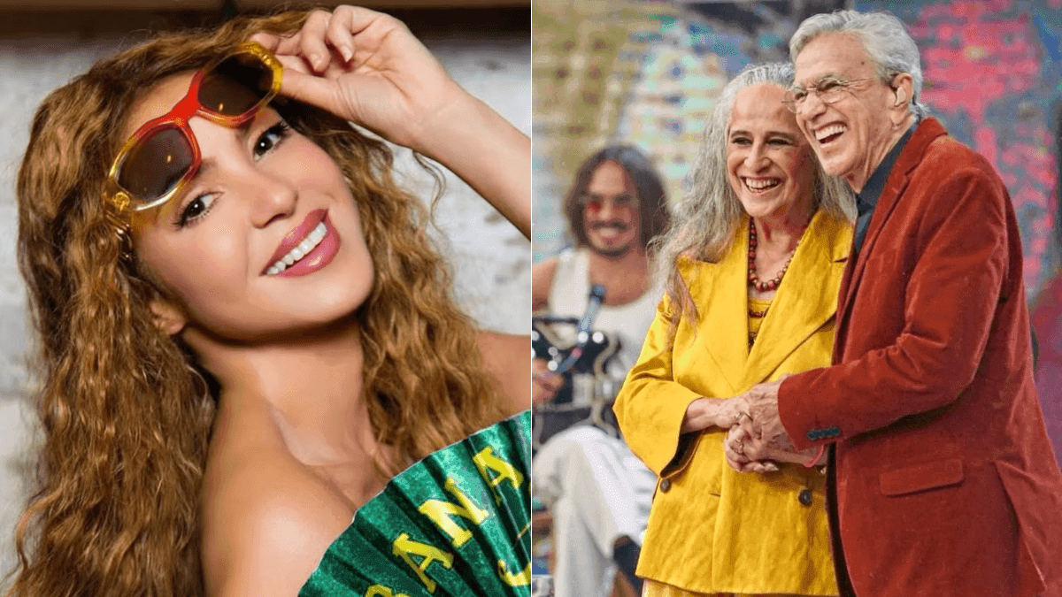 Shakira e Bethânia ensaiam em Copacabana com homenagens à música brasileira
