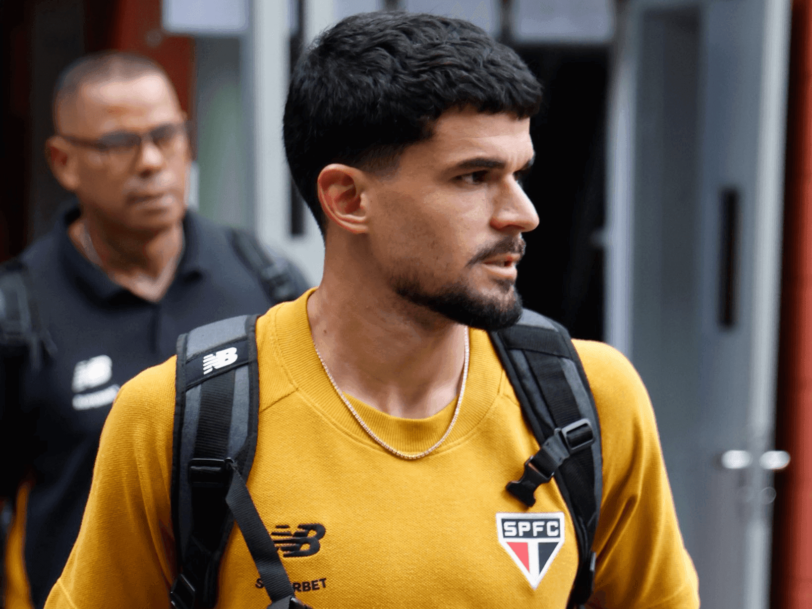 Cauly antes da viagem adiada do São Paulo