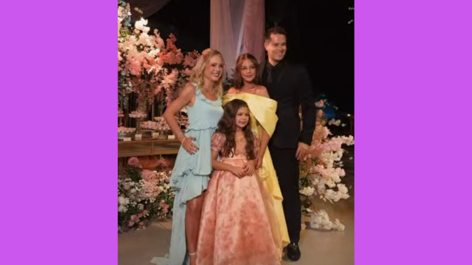 Festa de Maria Sophia teve muito luxo