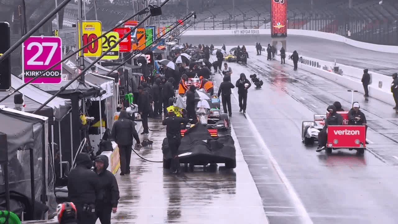 Indy: classificação do GP de Indianápolis é adiada por causa da chuva