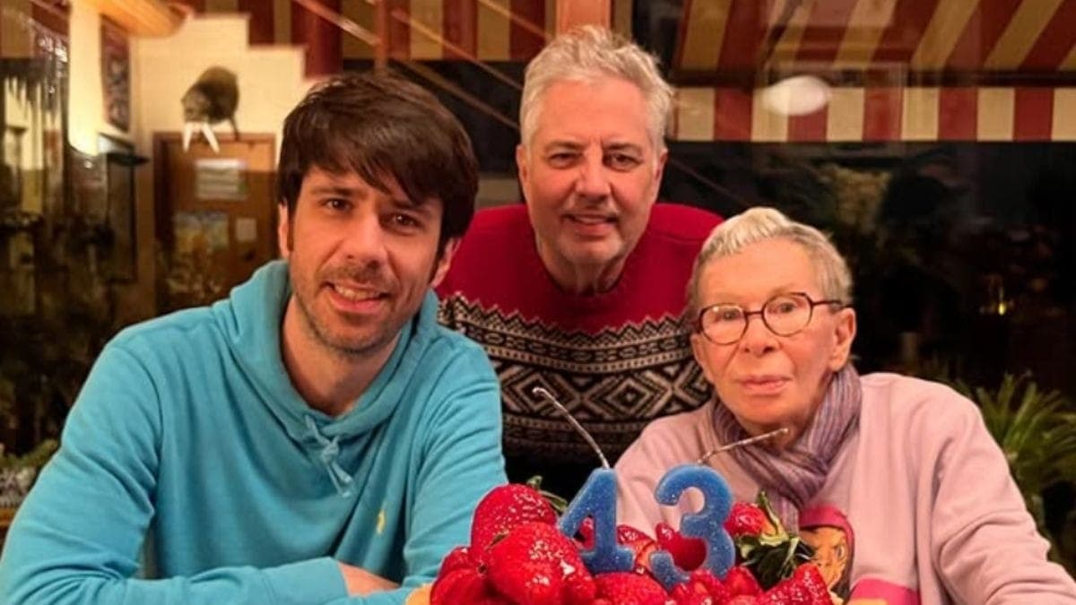 João Lee com os pais, Roberto de Carvalho e Rita Lee