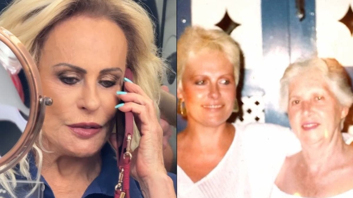 Ana Maria Braga e a mãe