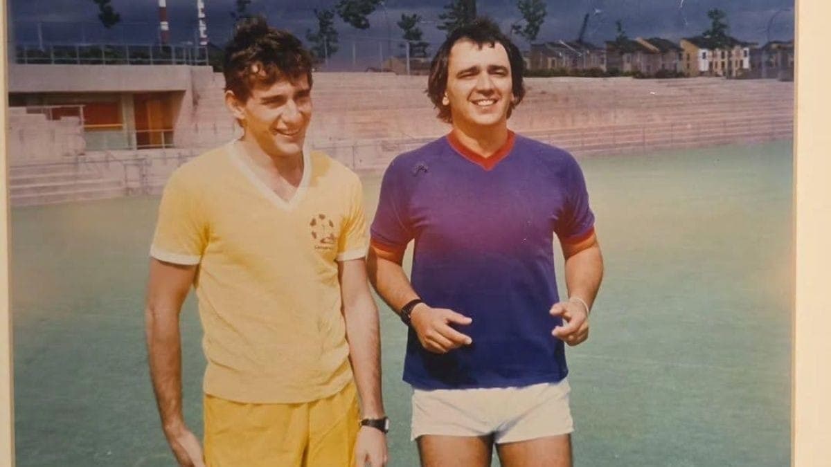 Reginaldo Leme relembra partida de futebol contra Ayrton Senna em 1985