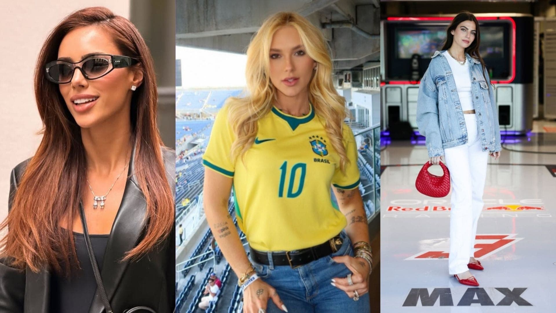 Bruna Biancardi, Virginia Fonseca e Kelly Piquet são WAGs