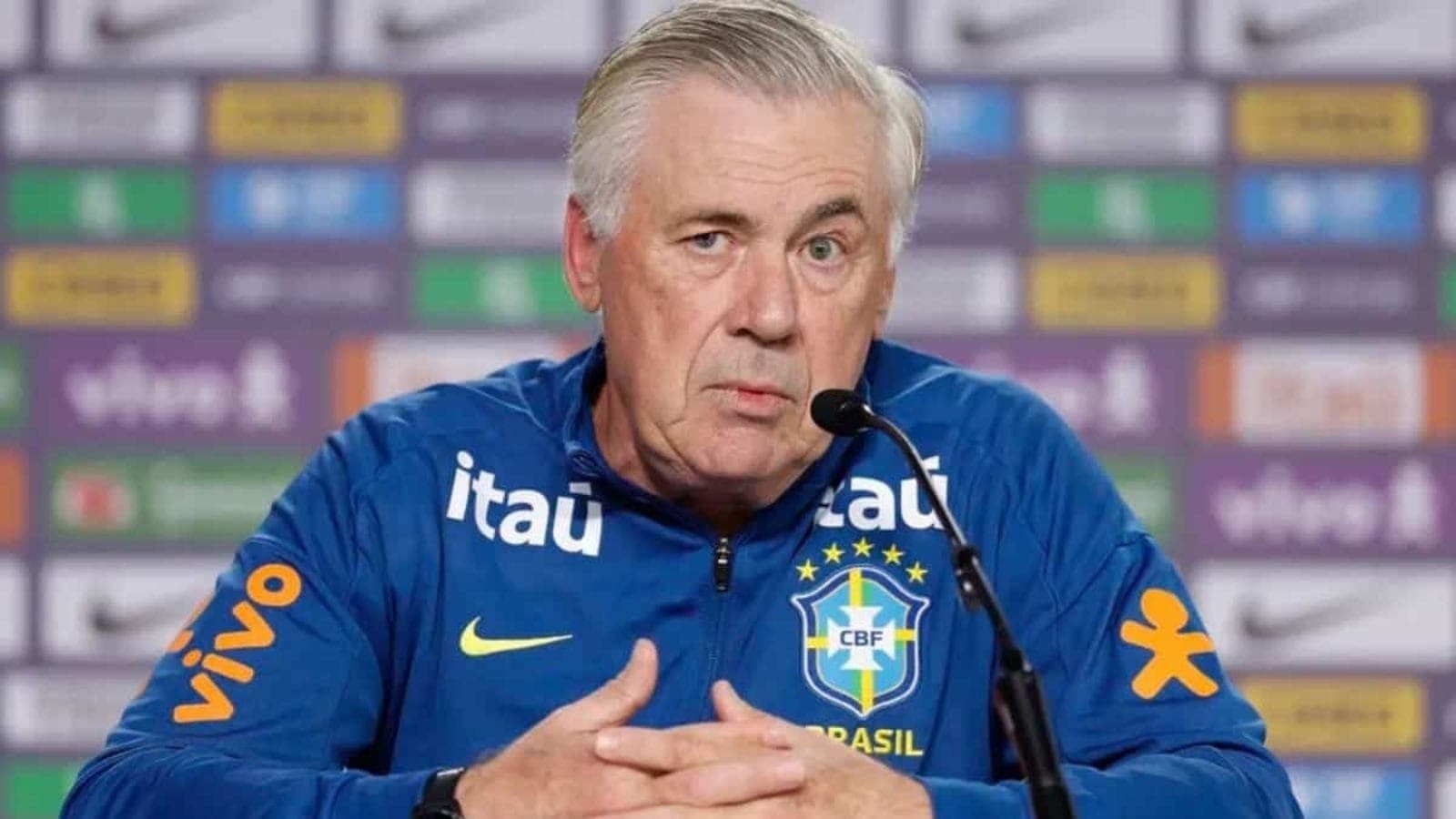 Carlo Ancelotti, treinador da Seleção Brasileira