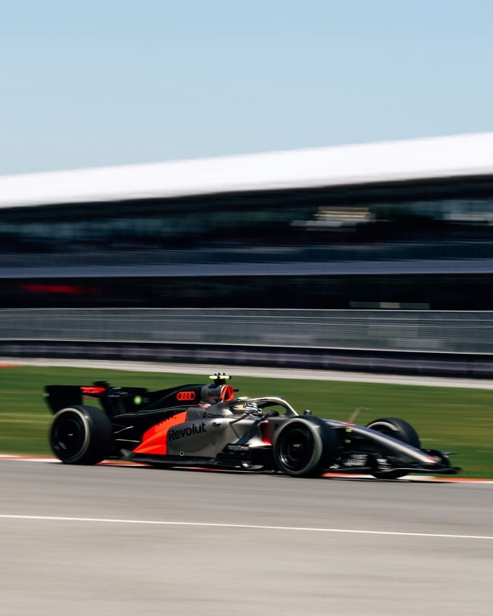 Gabriel Bortoleto (Audi) no treino livre do GP do Canadá 2026