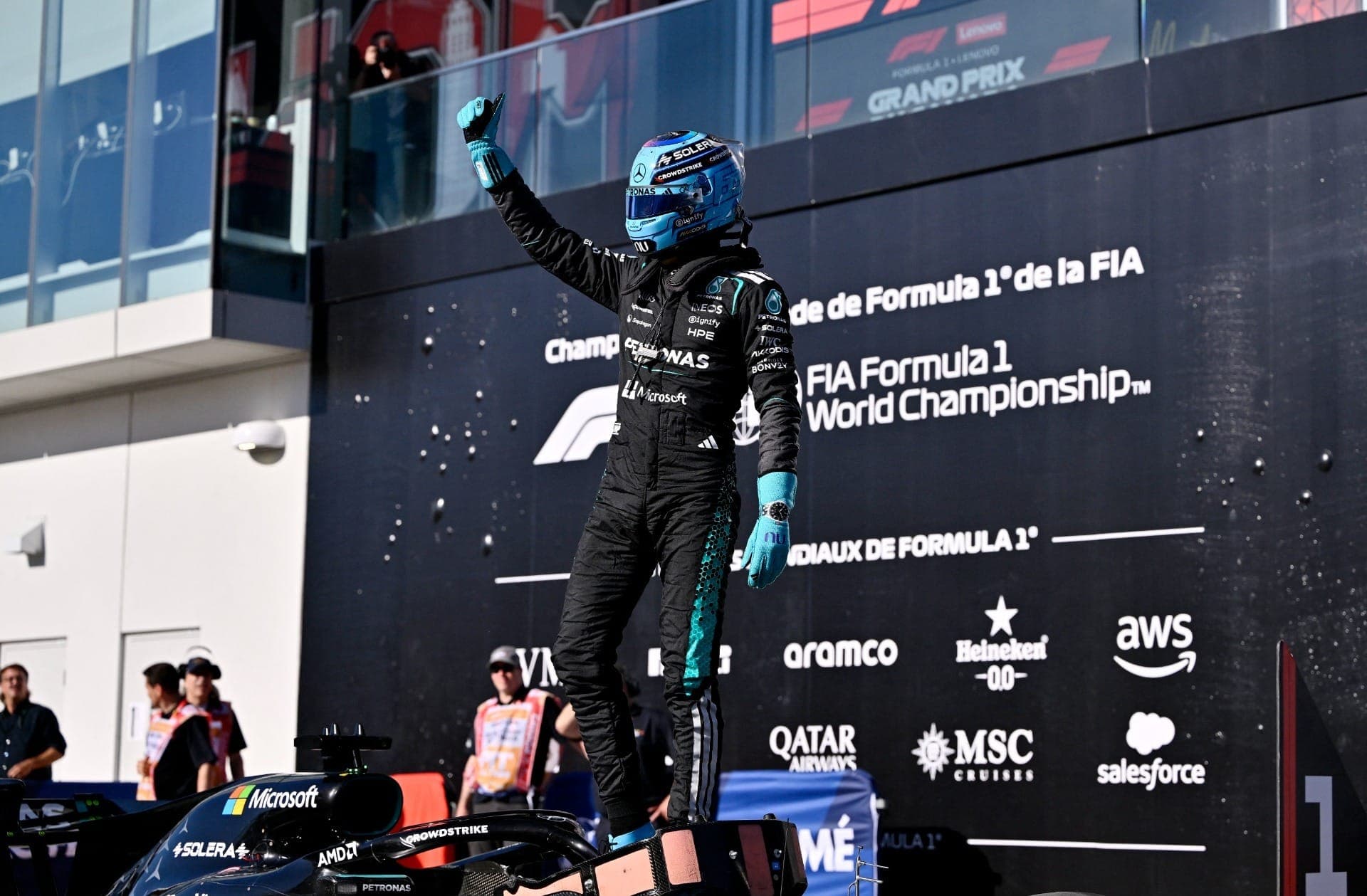 George Russell (Mercedes) vence corrida sprint do GP do Canadá 2026