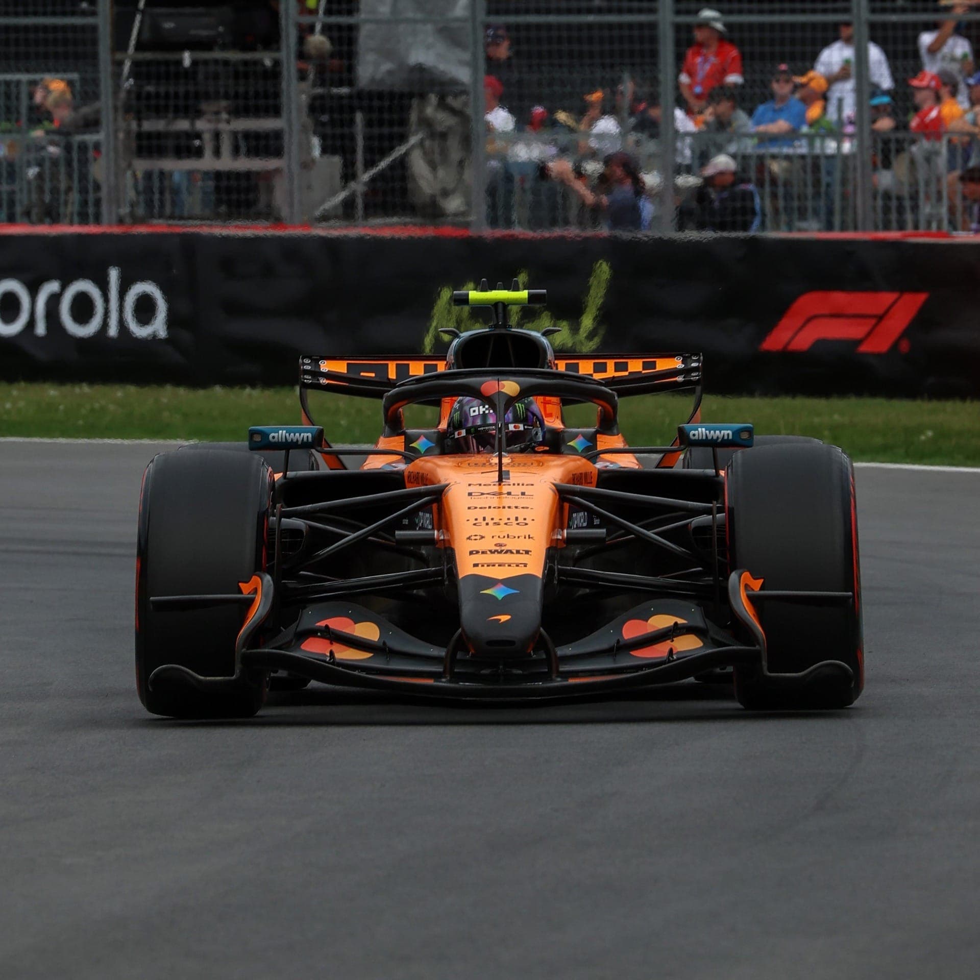 Lando Norris (McLaren) na classificação do GP do Canadá 2026