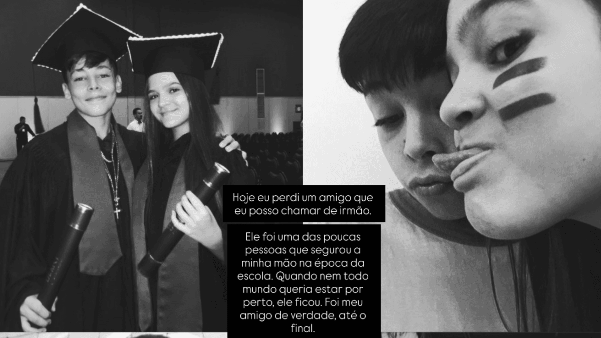 Mel Maia faz homenagem a amigo