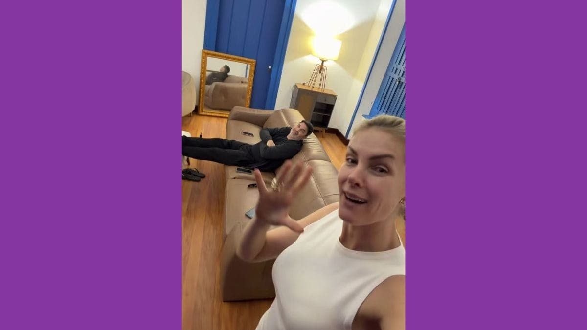 Edu Guedes e Ana Hickmann em nova sala