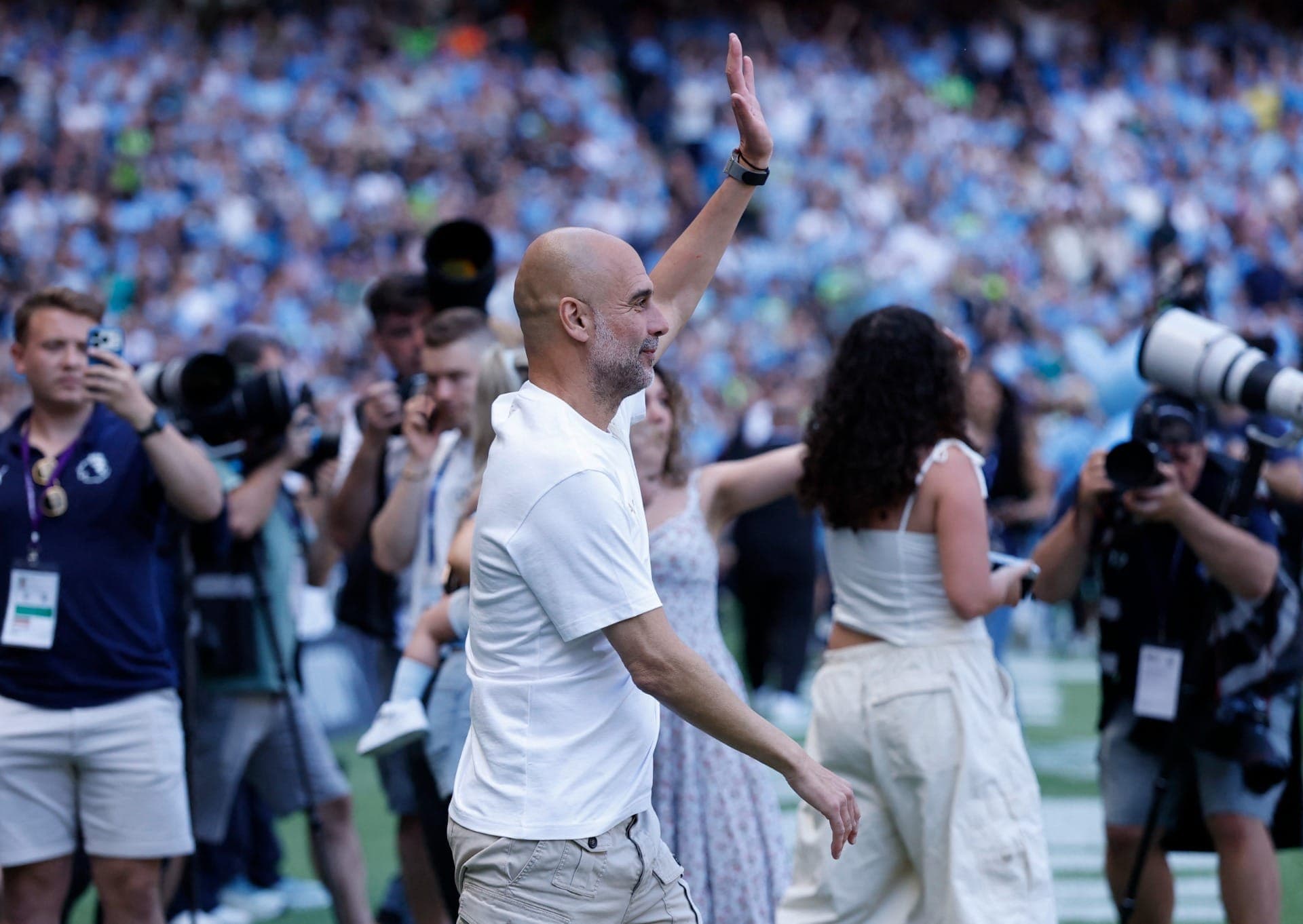 Guardiola faz último jogo no comando do Manchester United