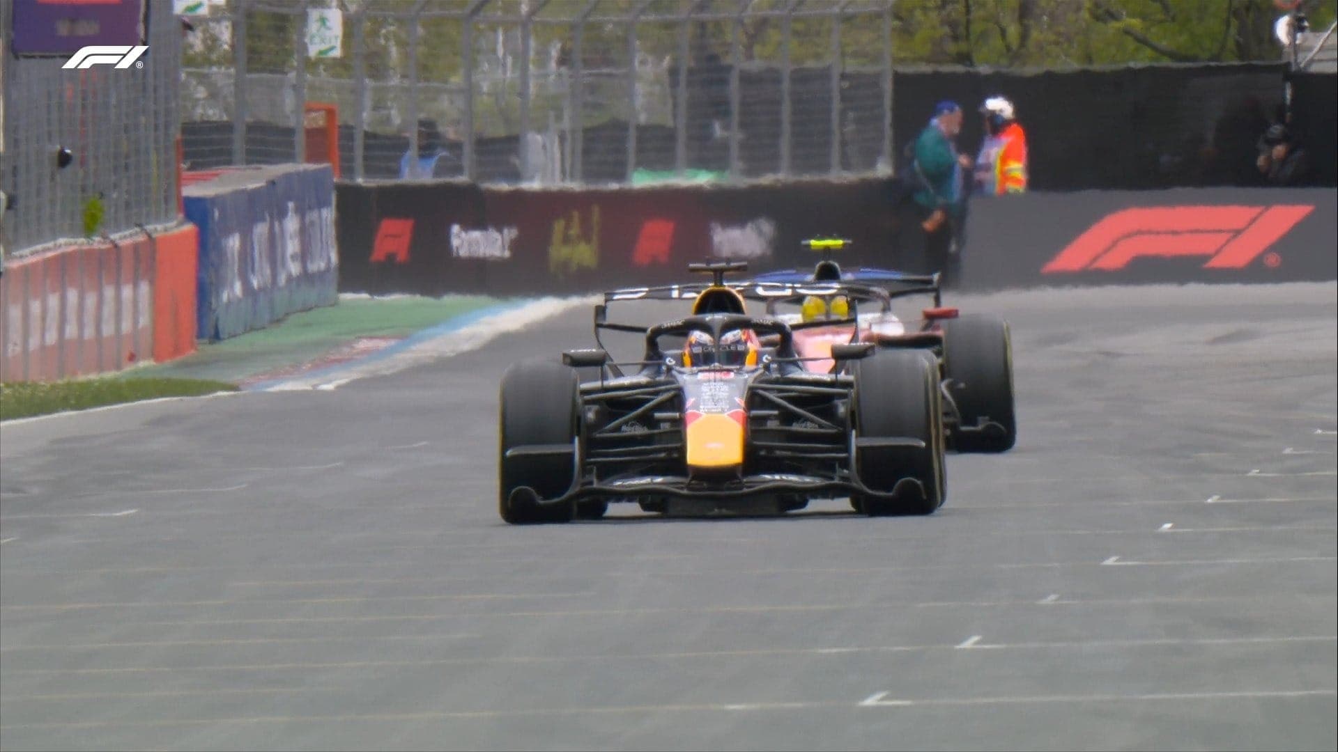 Max Verstappen (Red Bull) e Lewis Hamilton (Ferrari) no GP do Canadá 2026